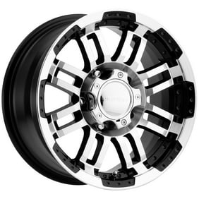 2-Pack Trailer Rim Wheel 14X5.5 5-4.5 Spoke Aluminum Black Pinnacle 2200 Lb.